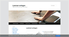 Desktop Screenshot of laminat-verlegen.info