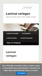 Mobile Screenshot of laminat-verlegen.info